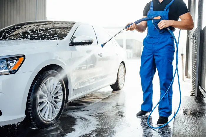 Foam wash and exterior cleaning service